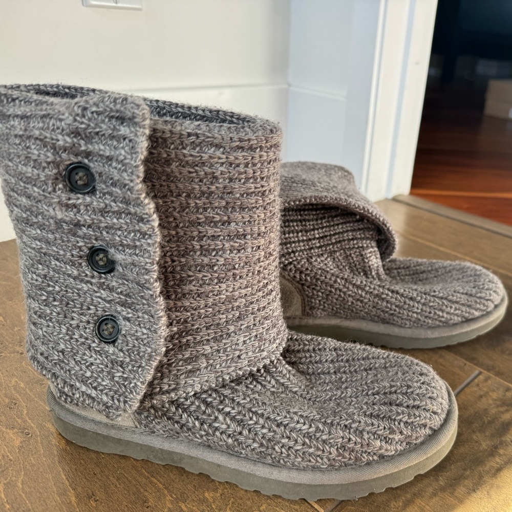 UGG Grey Classic Cardy Boot